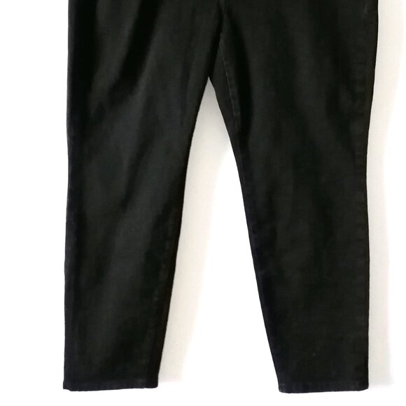 Old Navy Womens Black High Rise O.G. Straight Secret Smooth Pocket Jeans Sz 16P - Picture 3 of 9